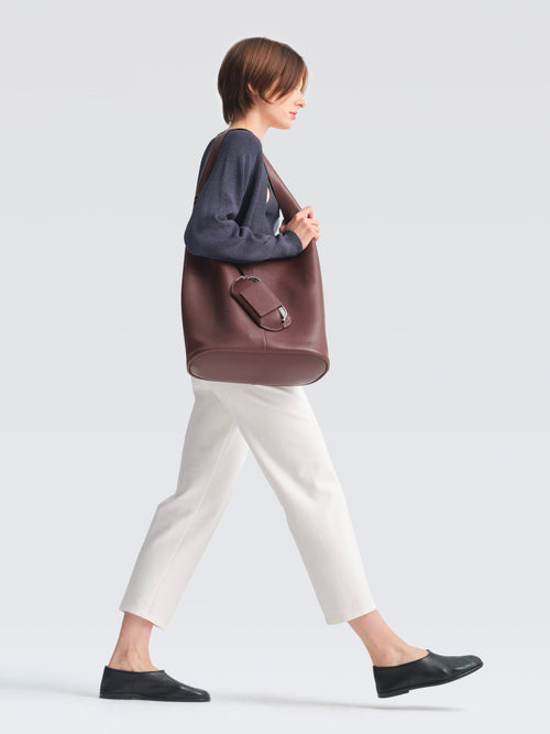 Leather Hobo Max