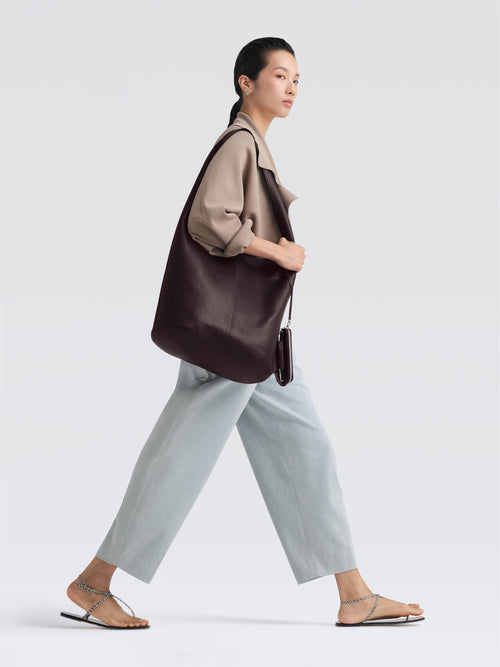 Leather Hobo Max