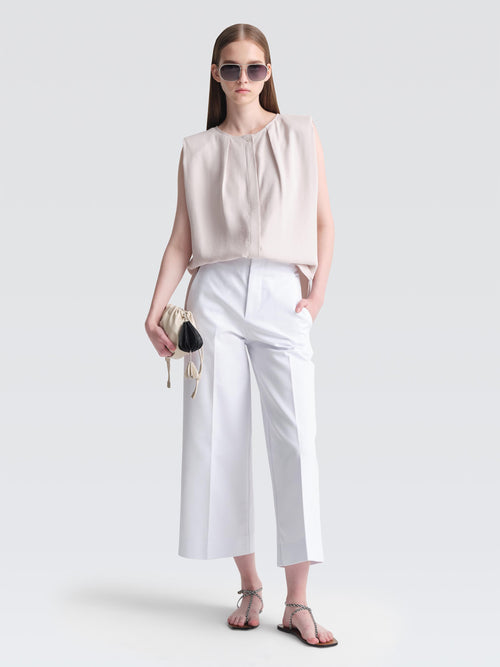 Bonded Cotton  Leman  Culottes