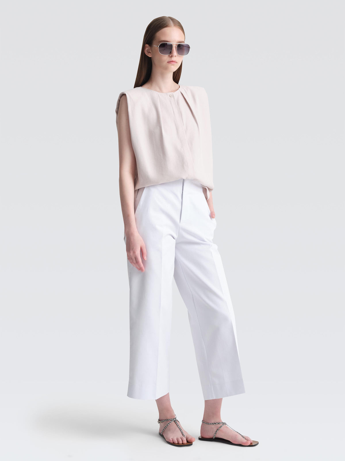 Bonded Cotton  Leman  Culottes
