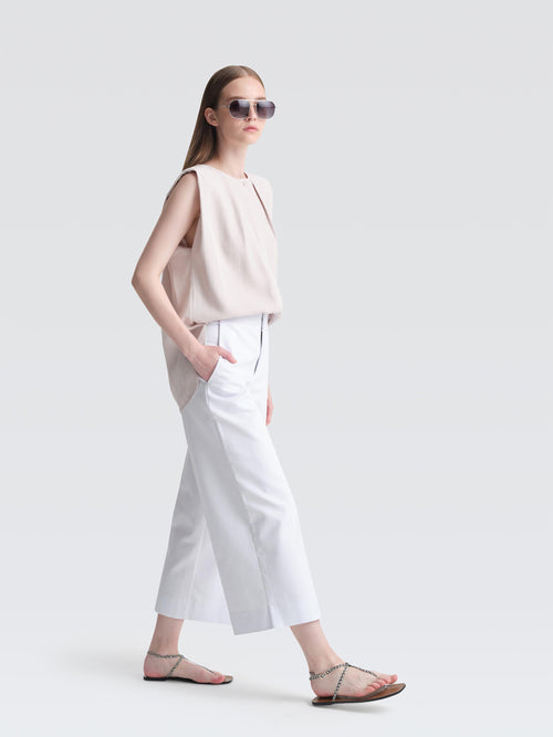 Bonded Cotton  Leman  Culottes