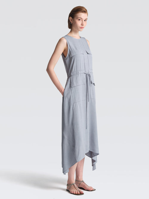 Cupro Safari Dress