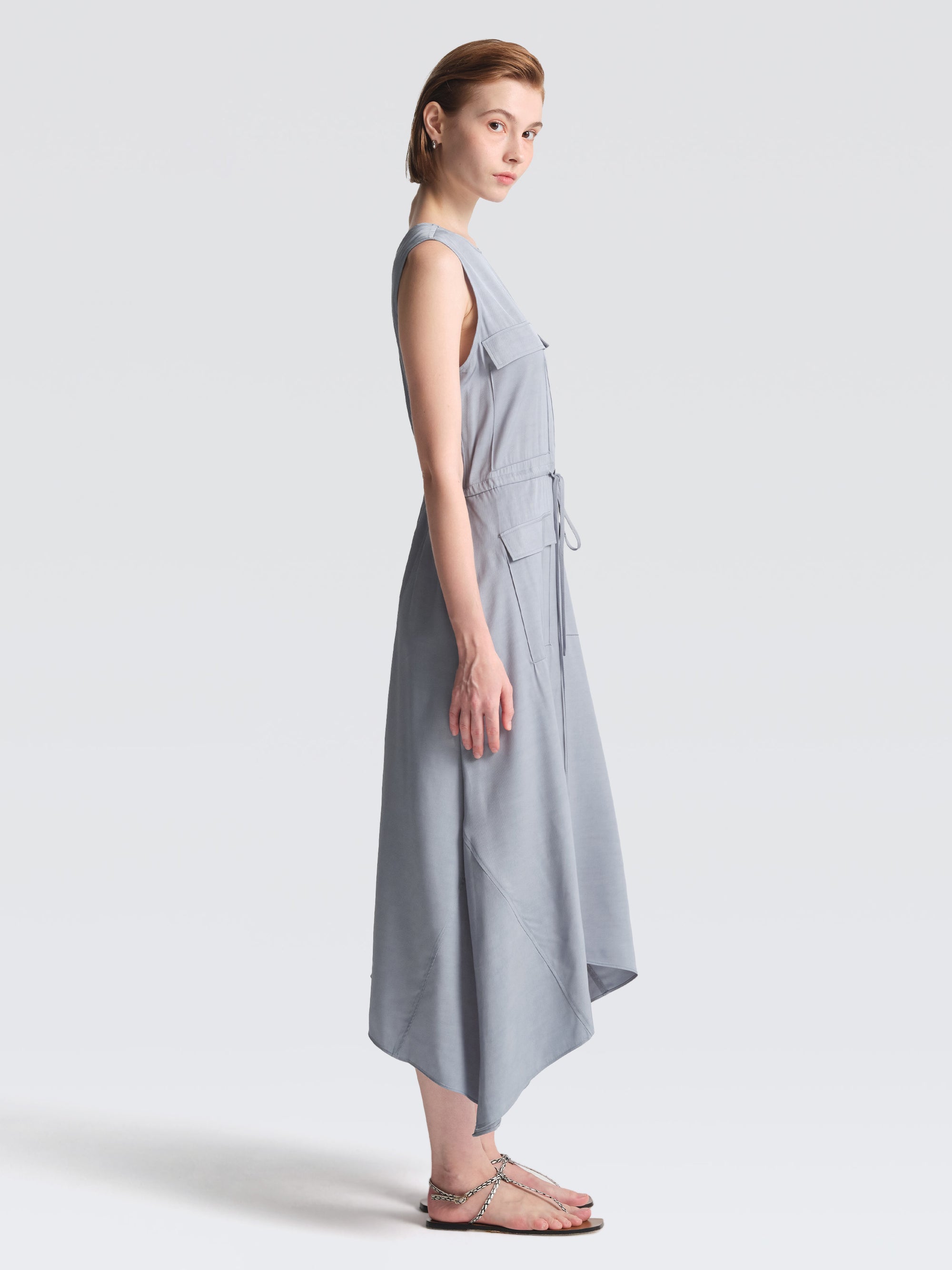 Cupro Safari Dress