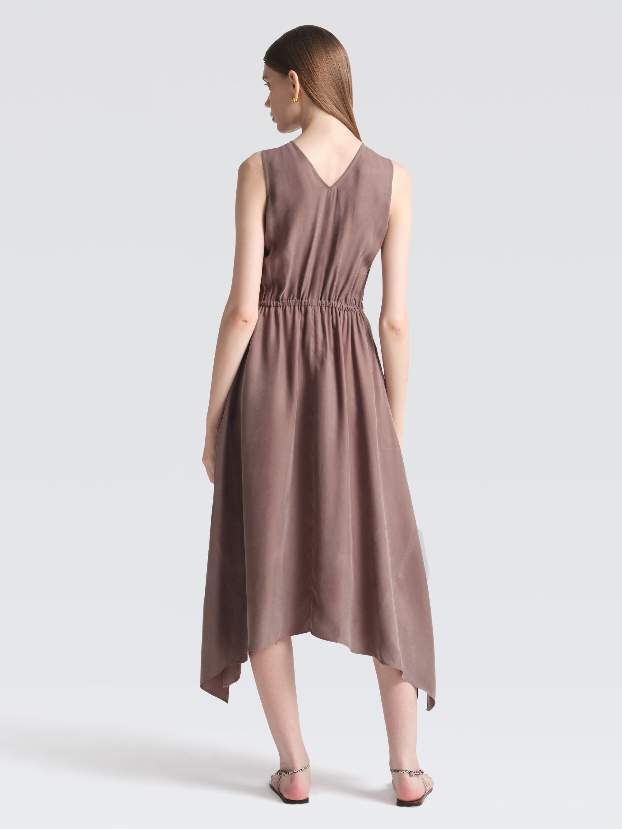 Cupro Safari Dress