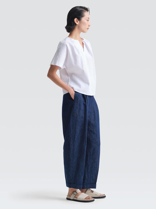 Seersucker  Marcelle  Top