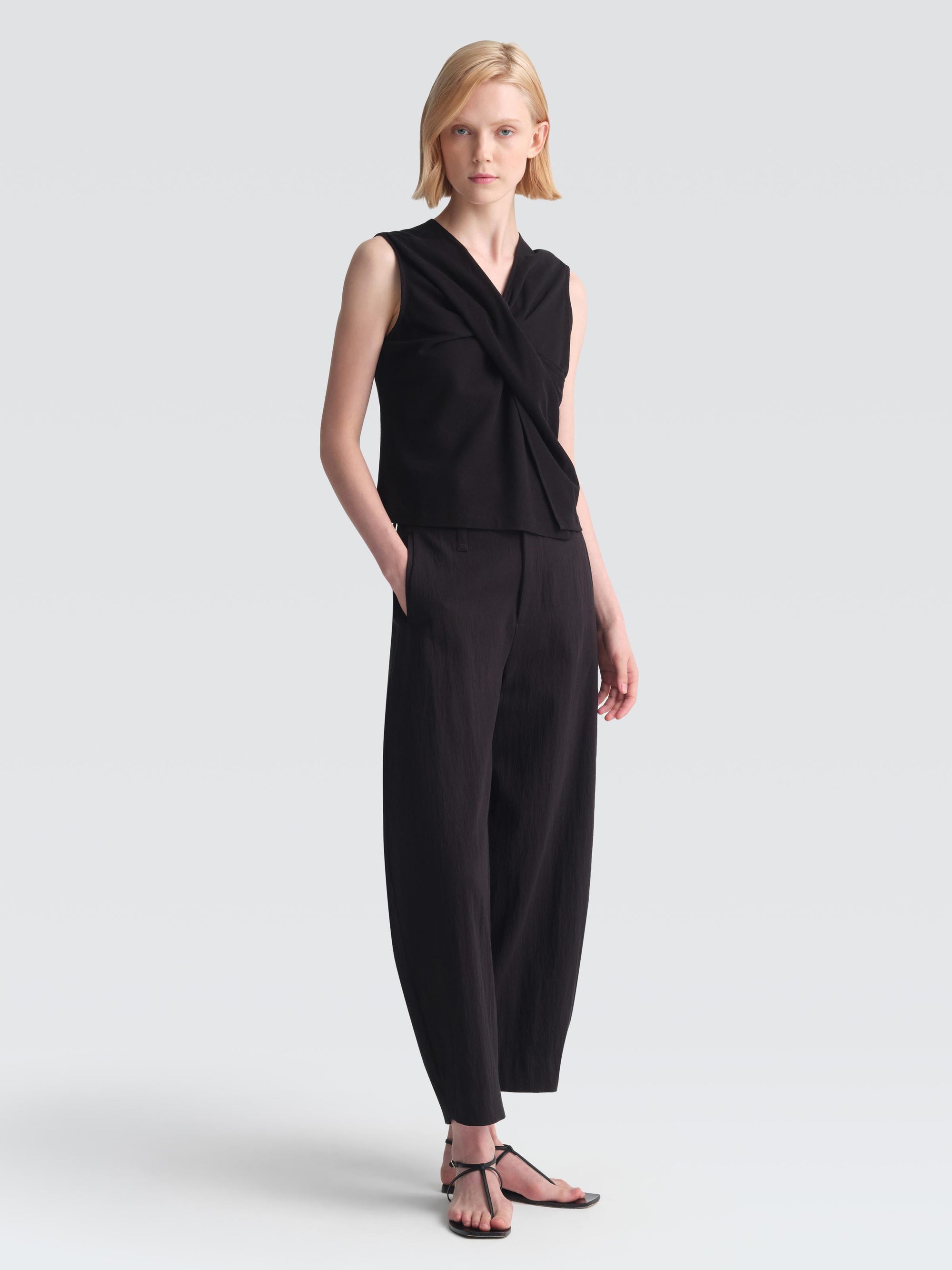 Cotton Jersey Gabo Top