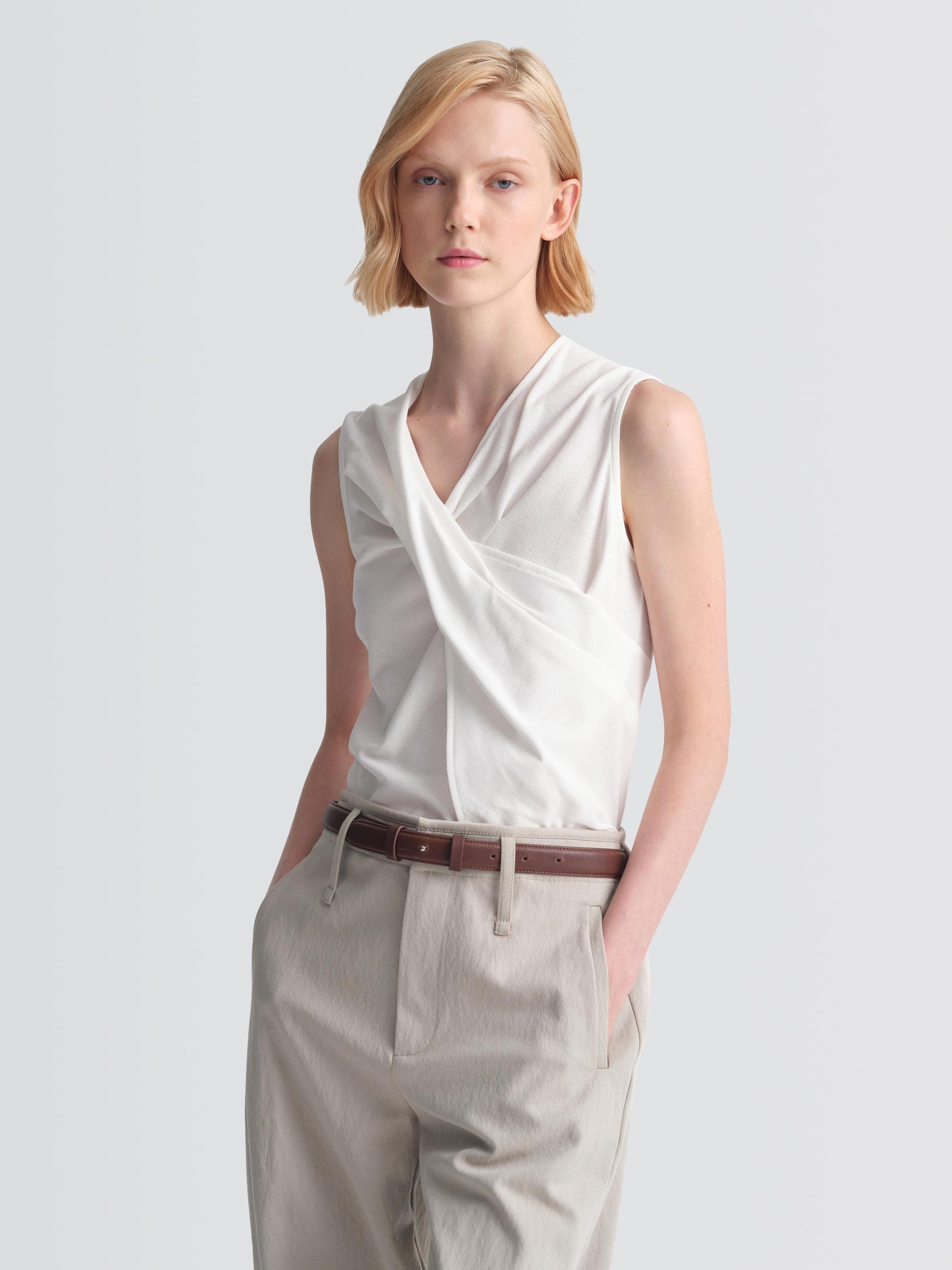 Cotton Jersey Gabo Top