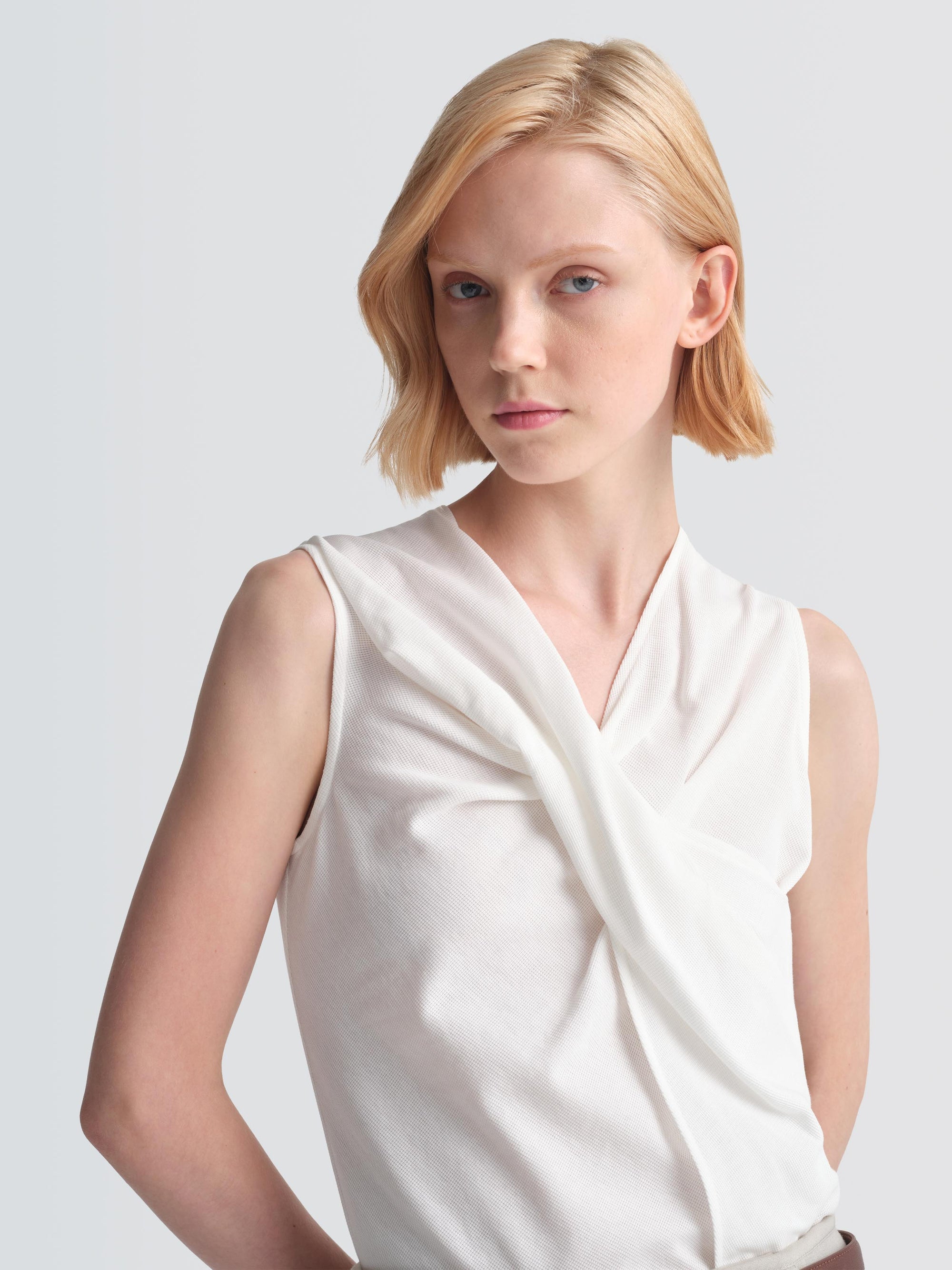 Cotton Jersey Gabo Top
