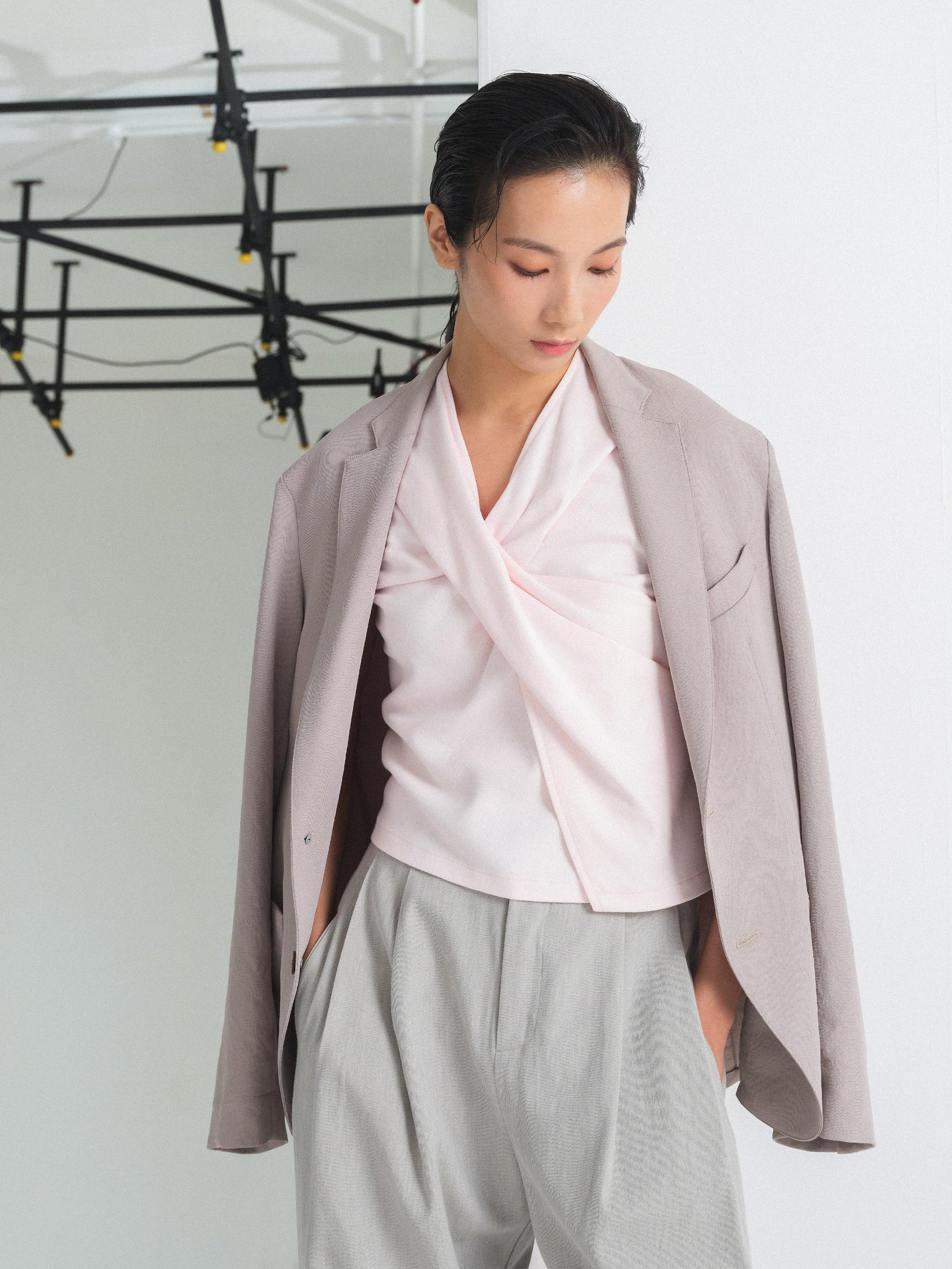Cotton Pique Gabo Top