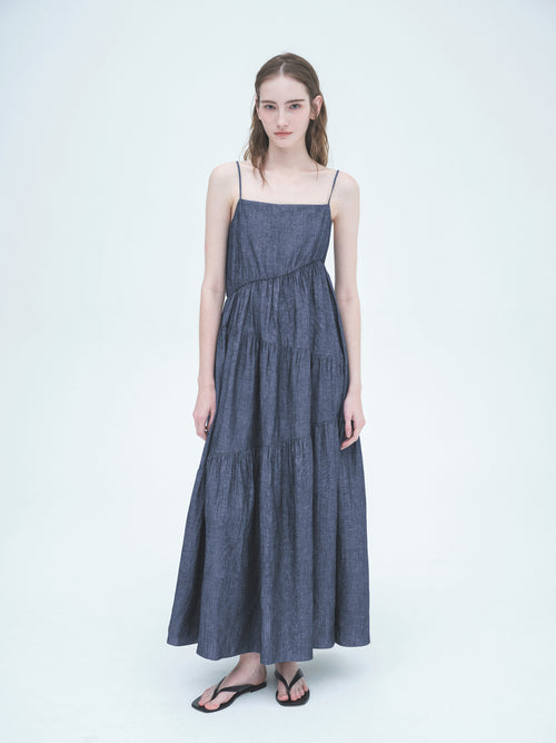 Linen Denim Rivera Dress