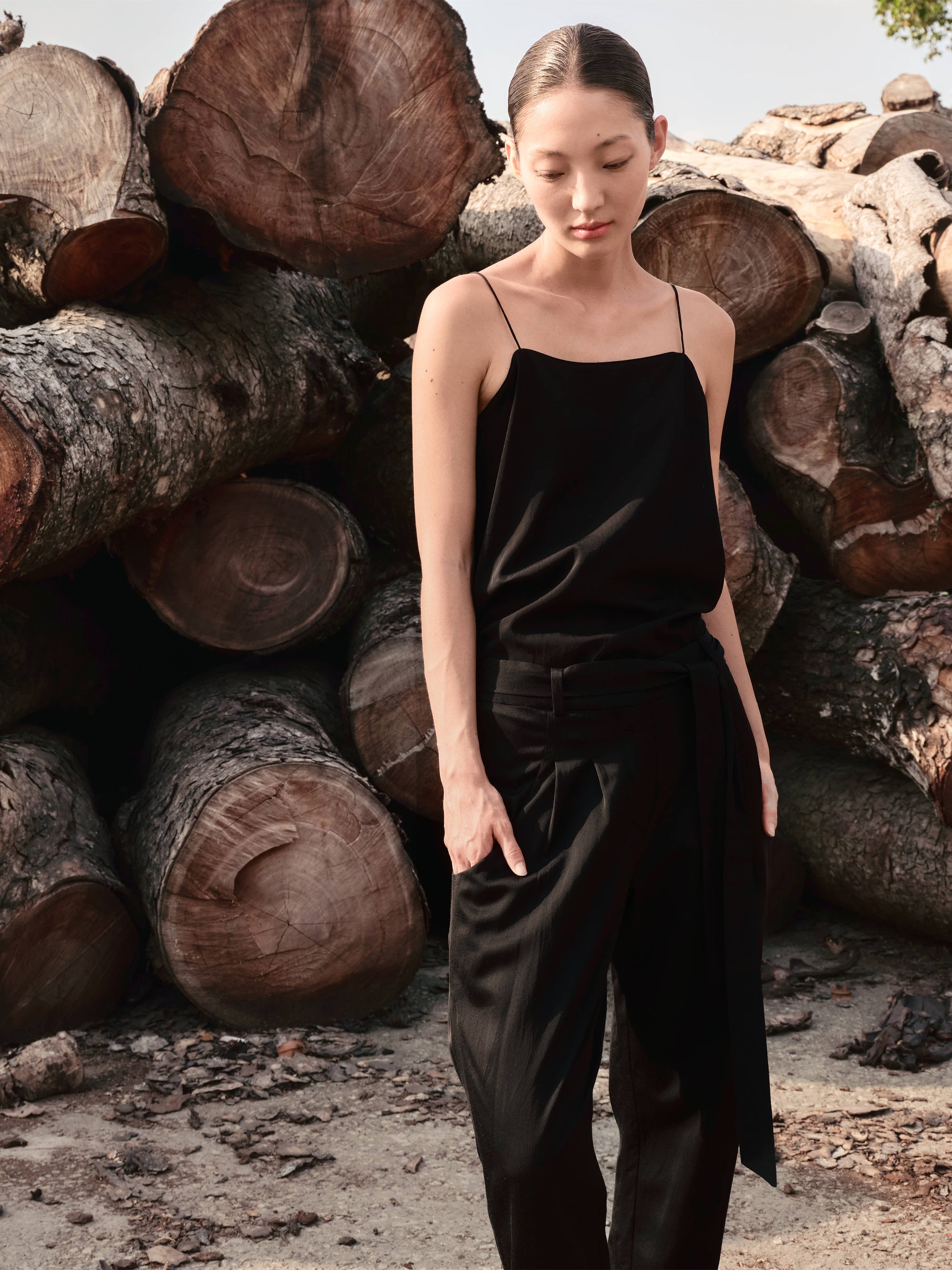 Cotton Rayon Adrienne Pants