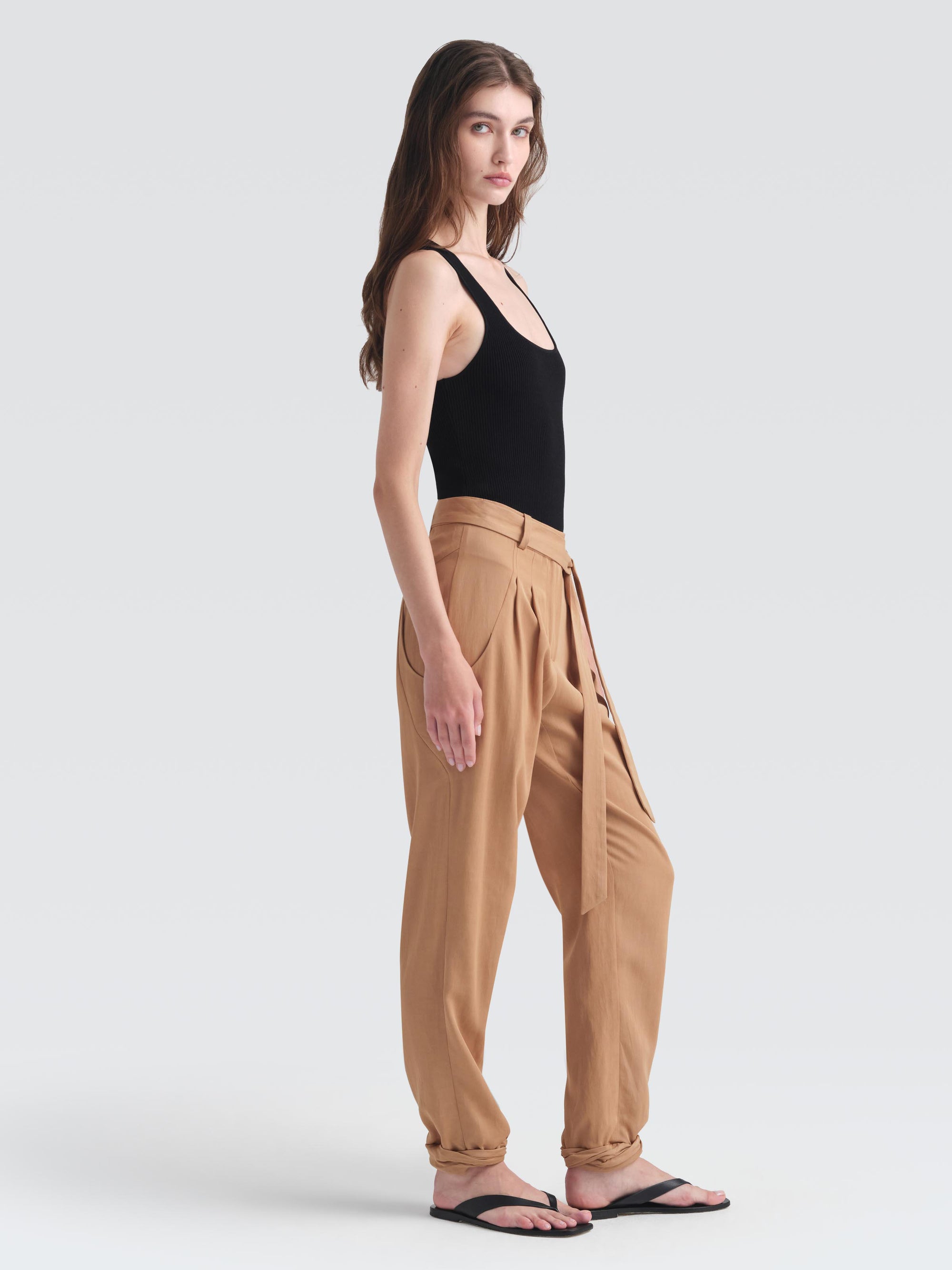 Cotton Rayon Adrienne Pants