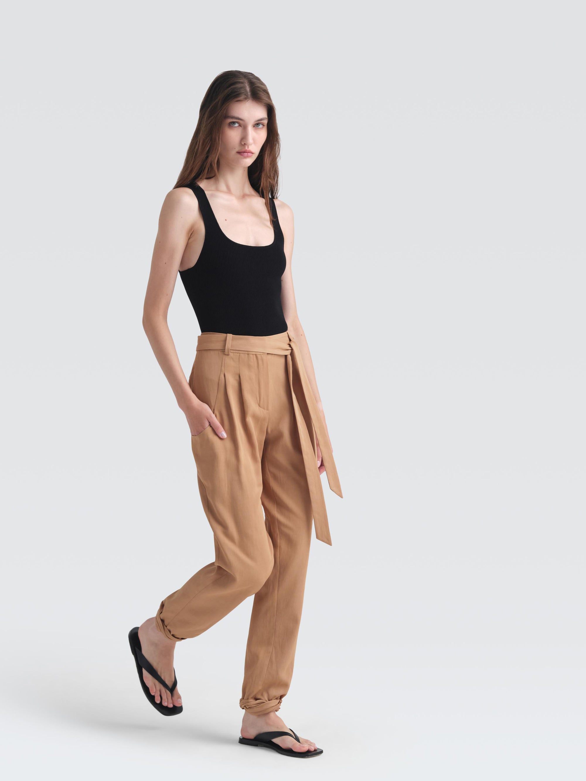 Cotton Rayon Adrienne Pants