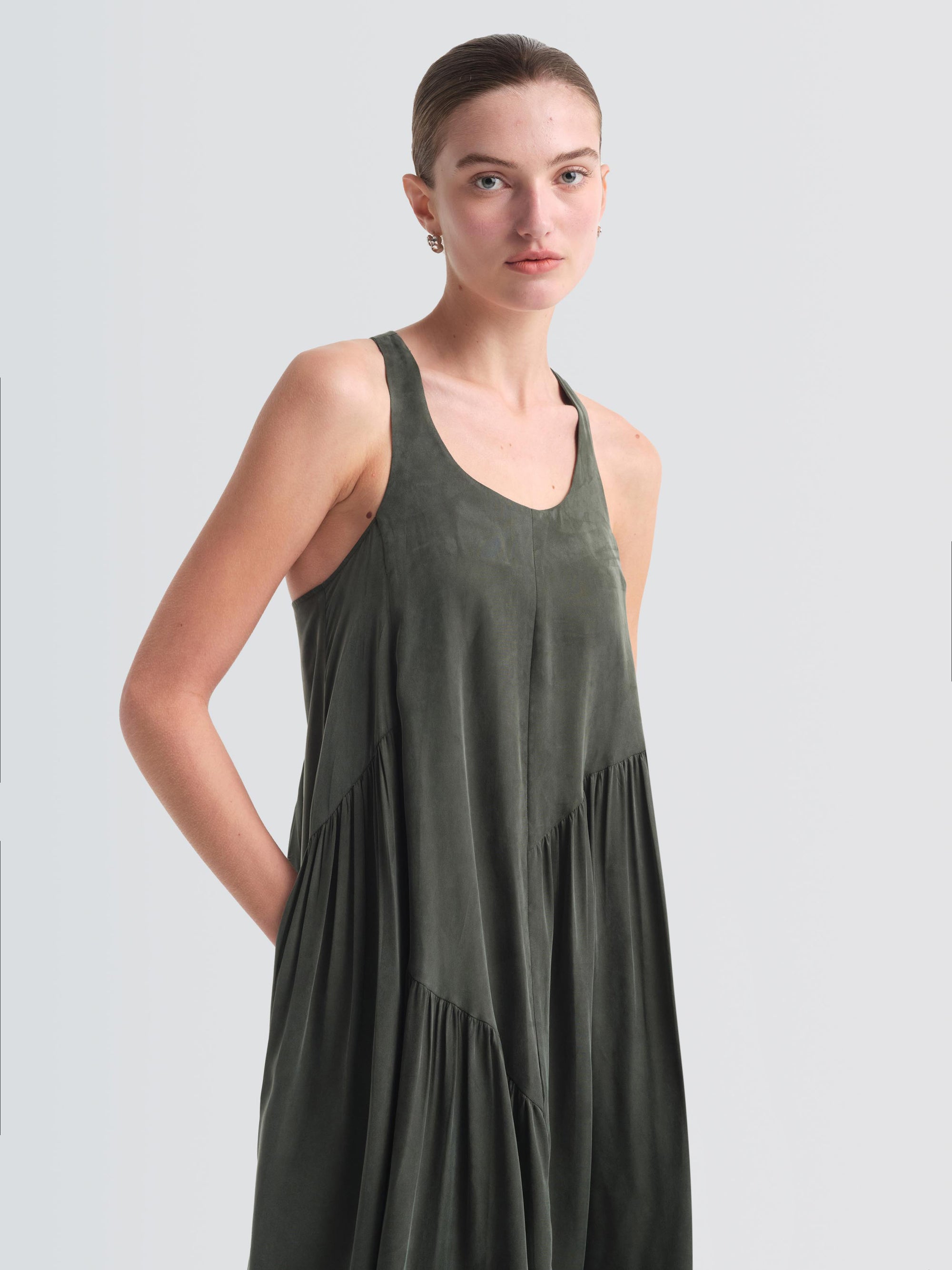 Cupro Panama Dress