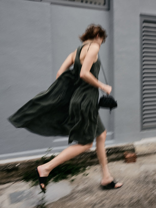 Cupro Panama Dress