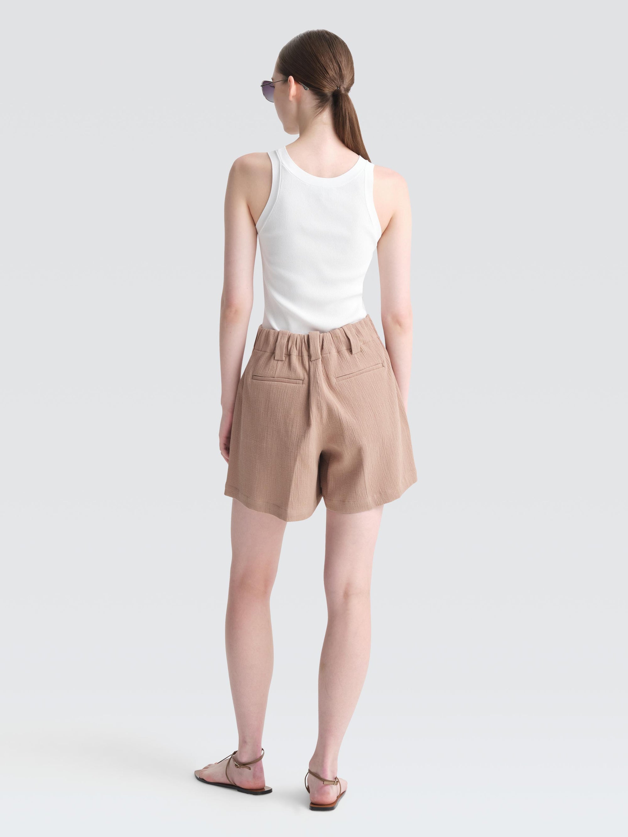 Seersucker Binx Shorts