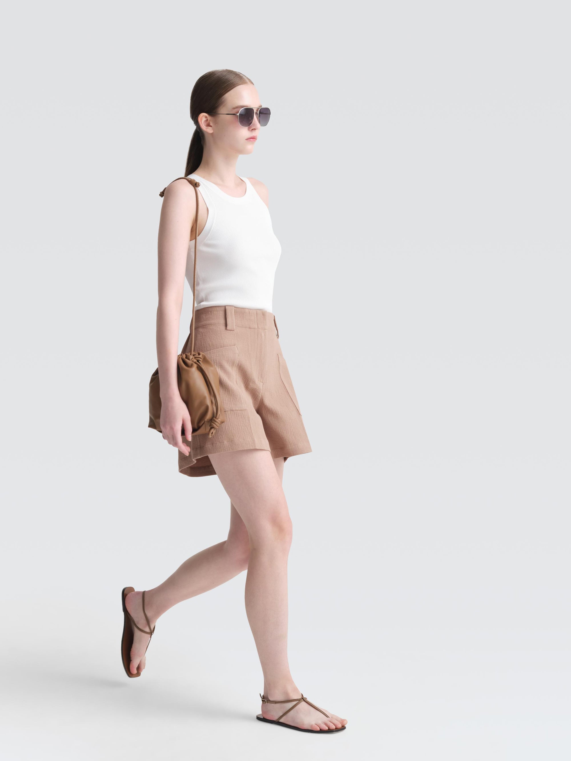 Seersucker Binx Shorts