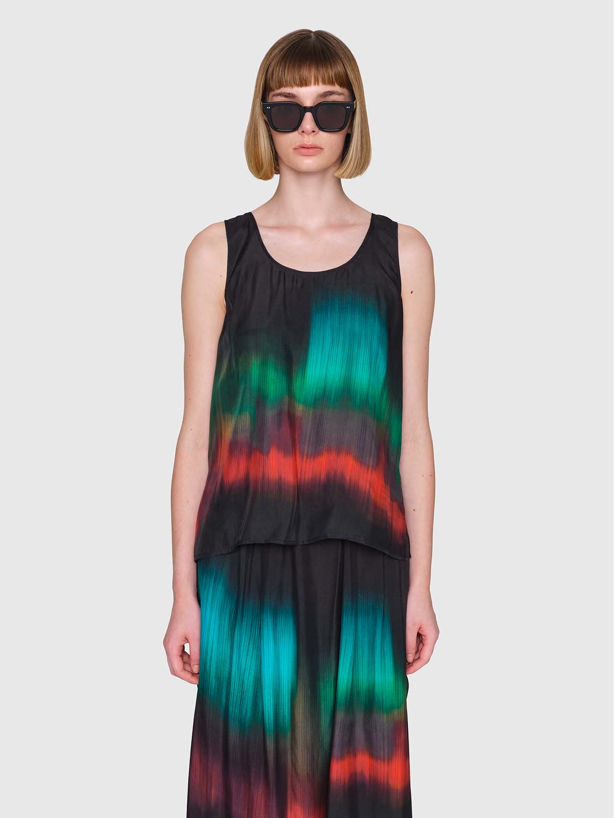 Cupro Bow Top