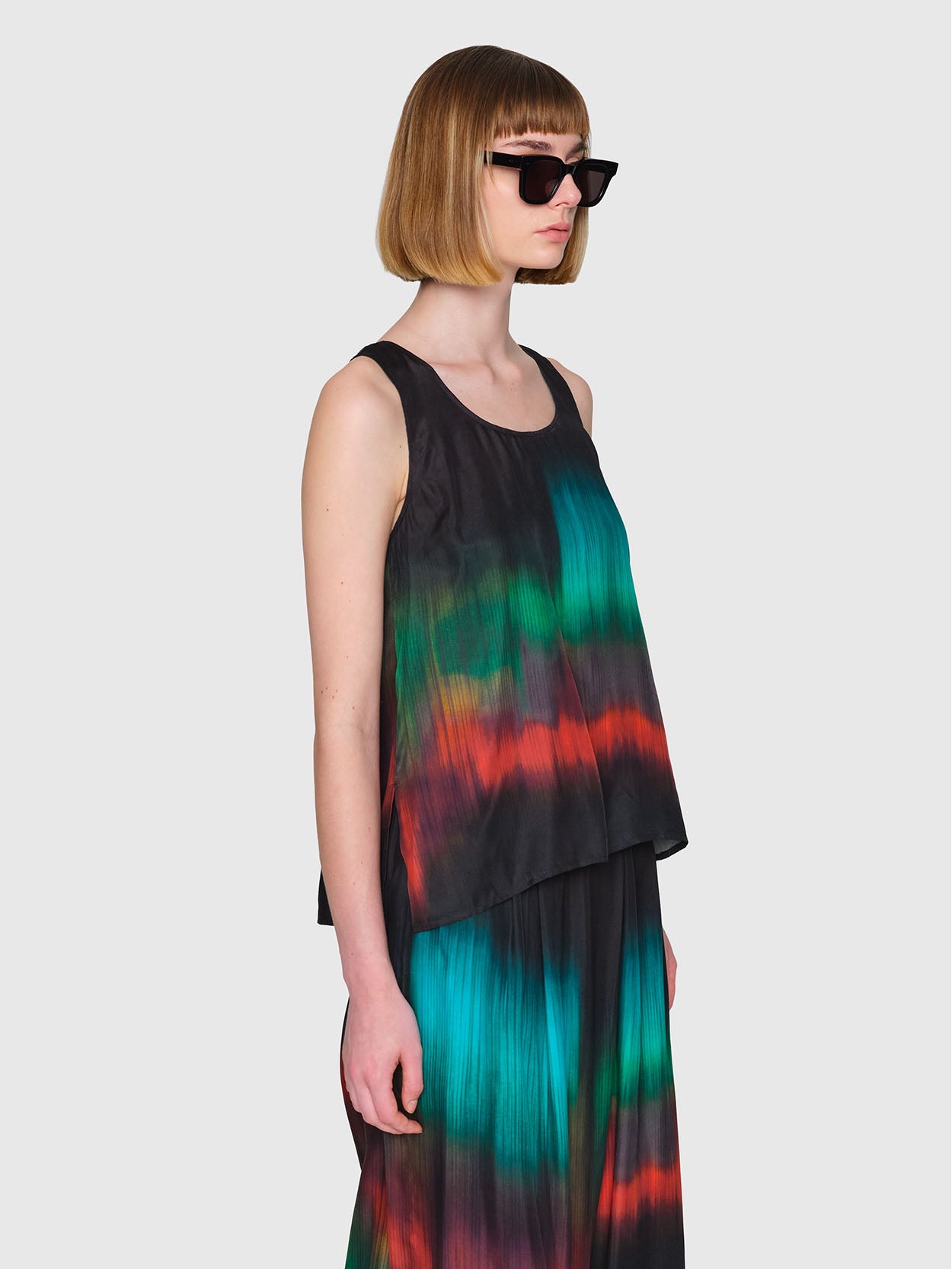 Cupro Bow Top