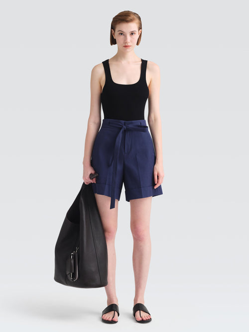 Corrugated Cotton Anslo Shorts