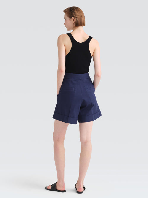 Corrugated Cotton Anslo Shorts