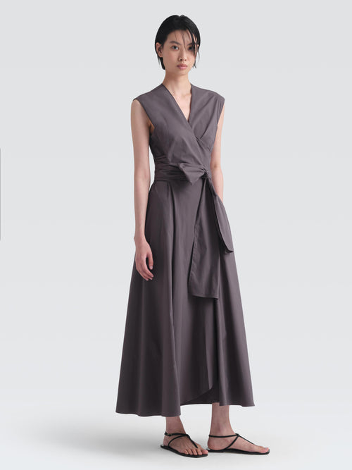 Organic Cotton Poplin Saunder Dress