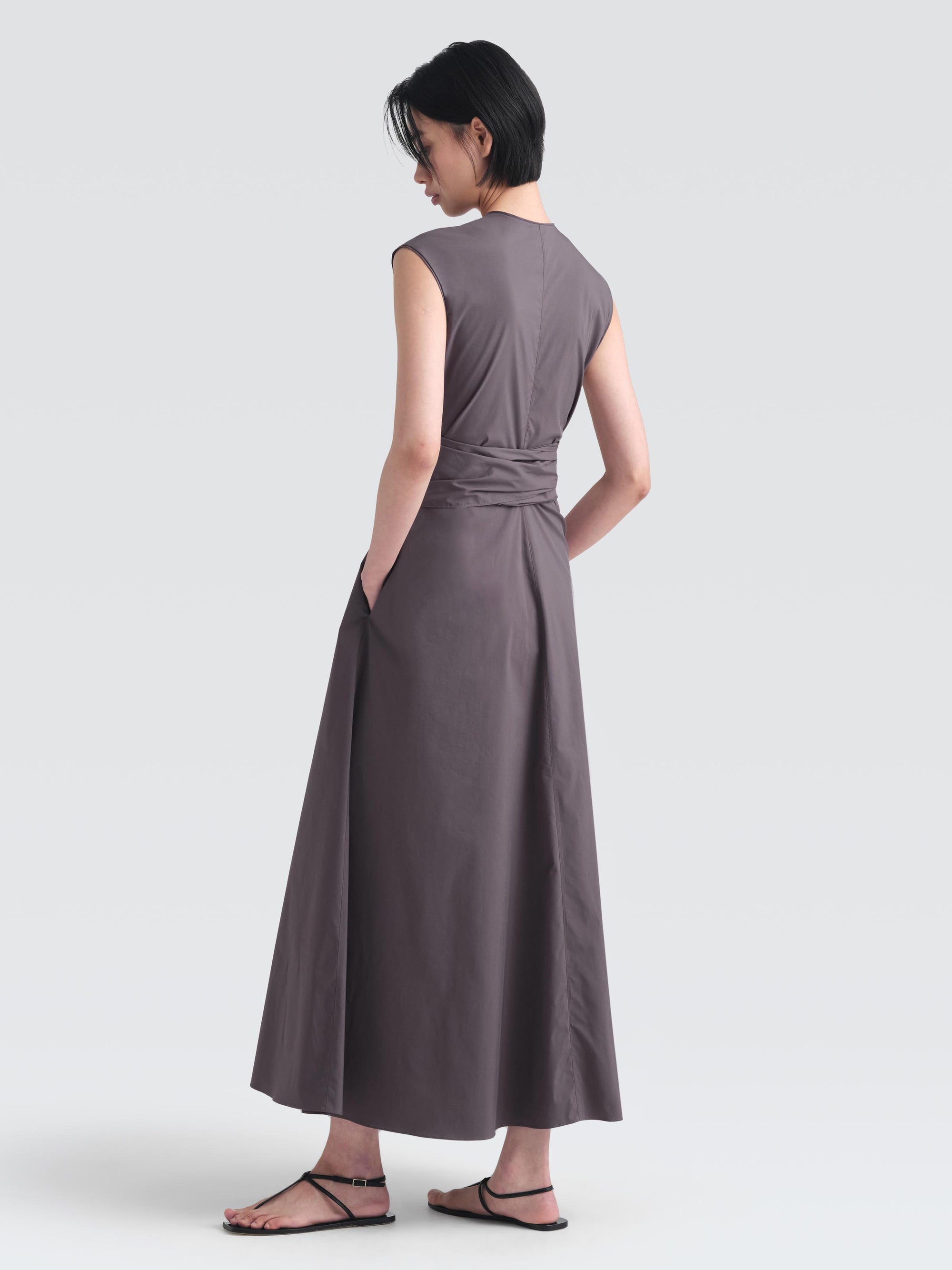 Organic Cotton Poplin Saunder Dress