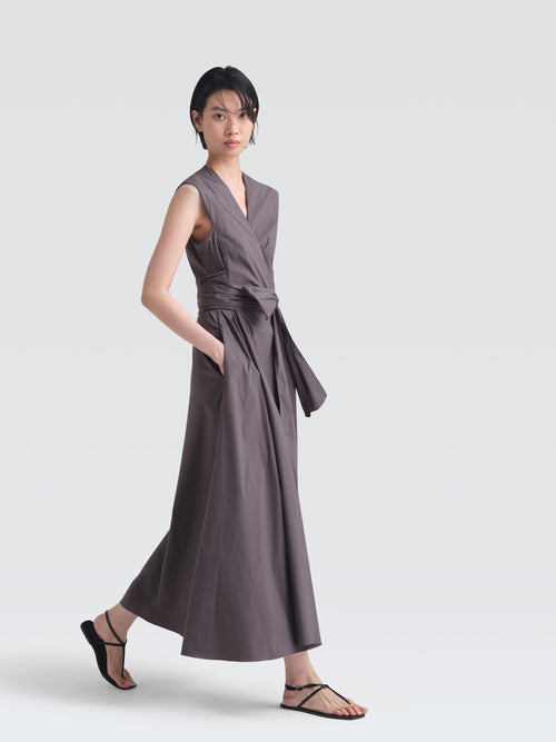 Organic Cotton Poplin Saunder Dress