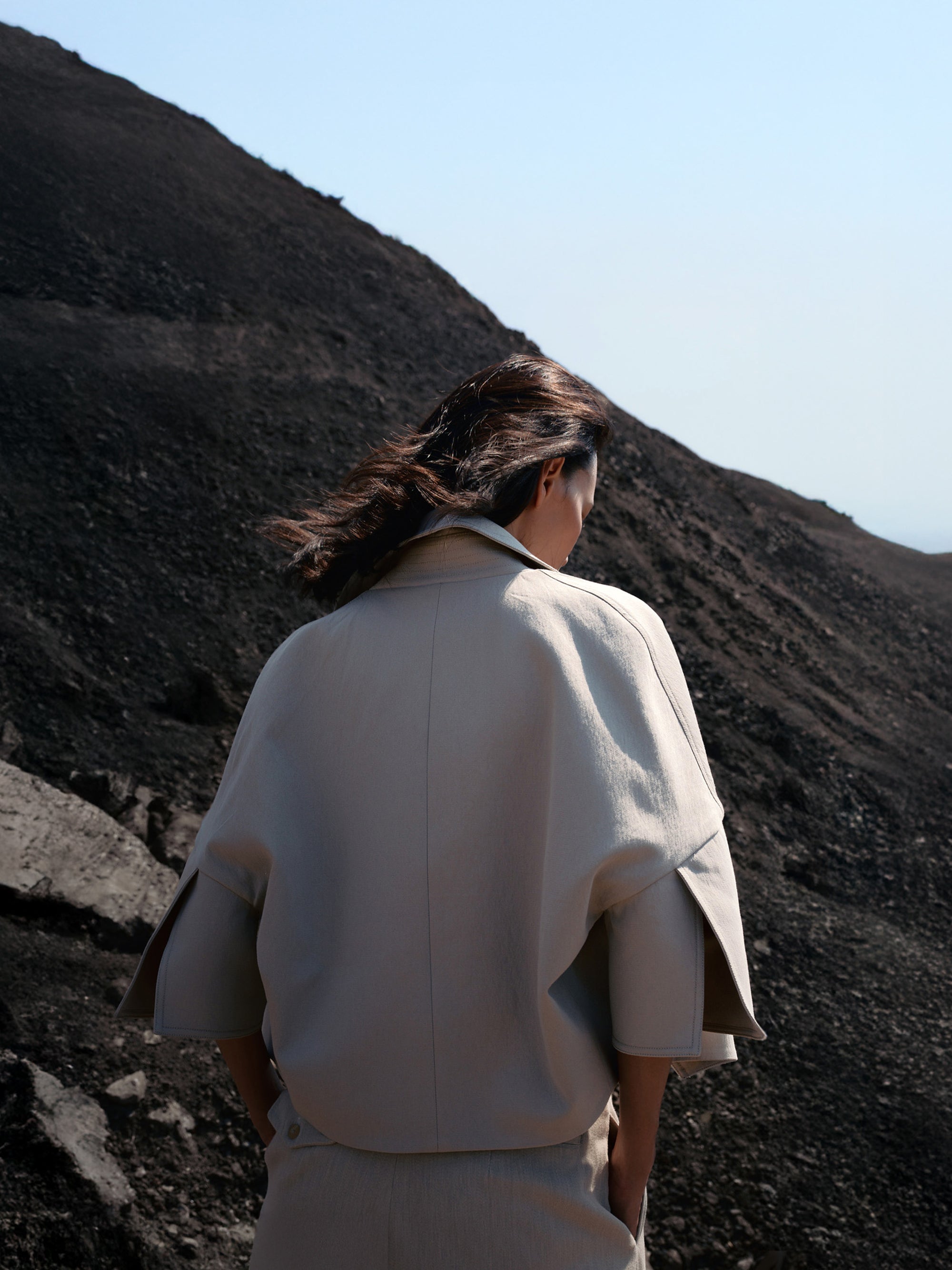 Cotton Gabardine Hiro Jacket
