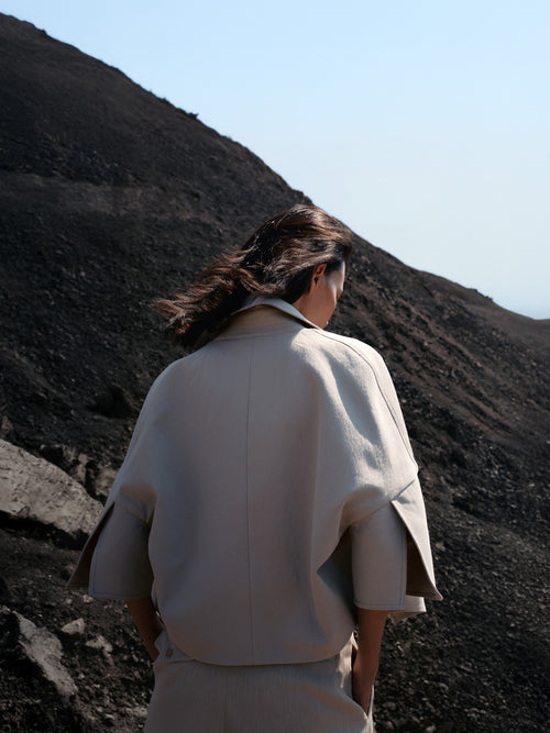 Cotton Gabardine Hiro Jacket