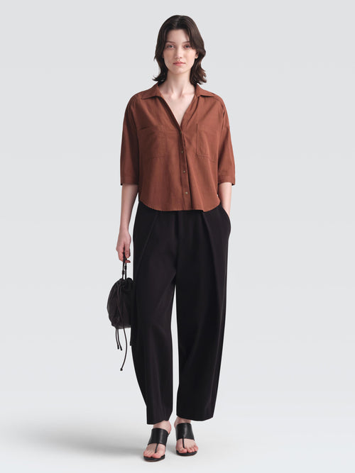 Cotton Rayon Raschelle Shirt