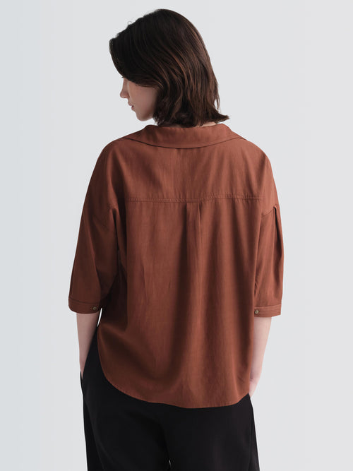 Cotton Rayon Raschelle Shirt