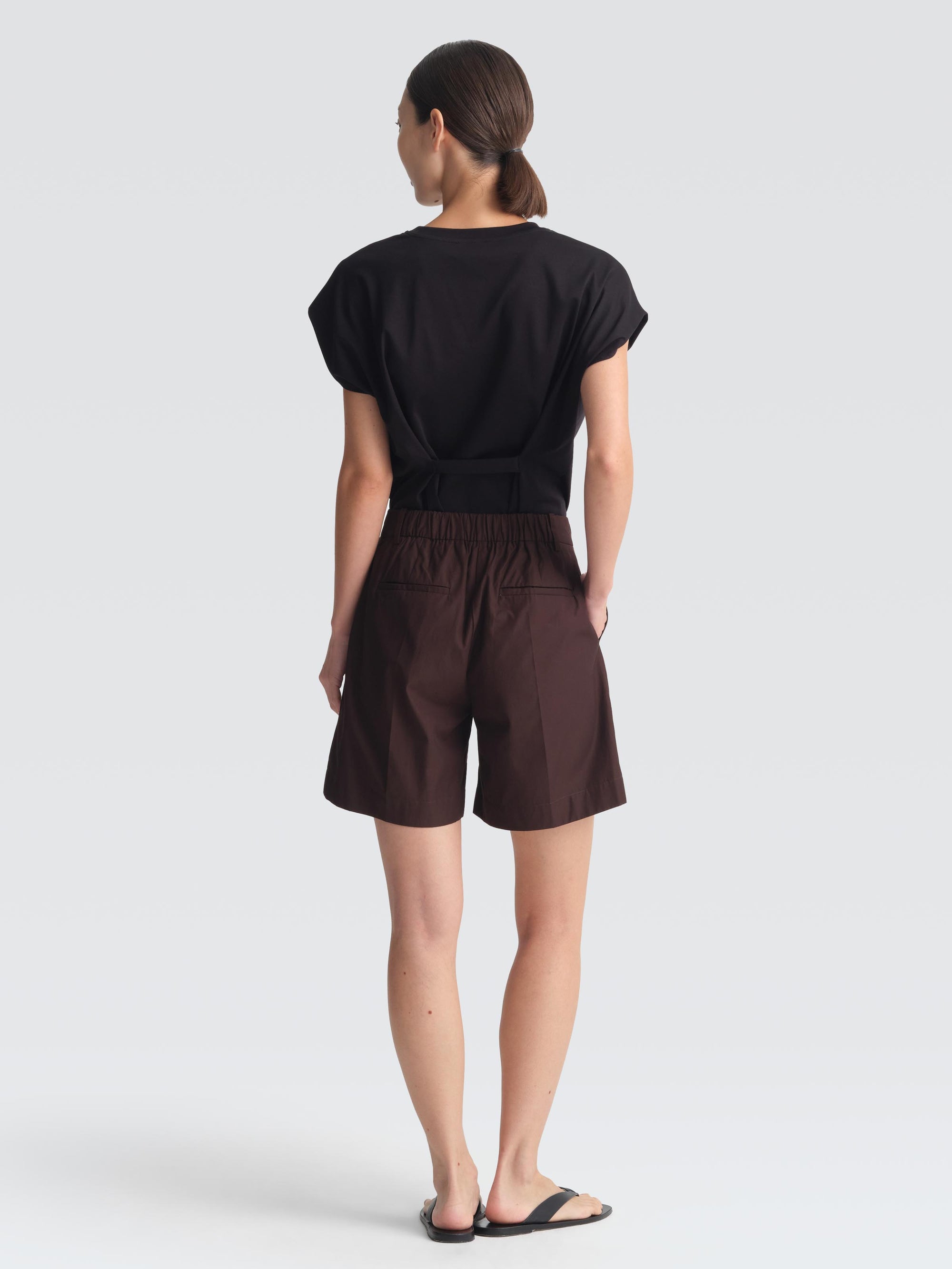 Cotton Gabardine Roy Shorts