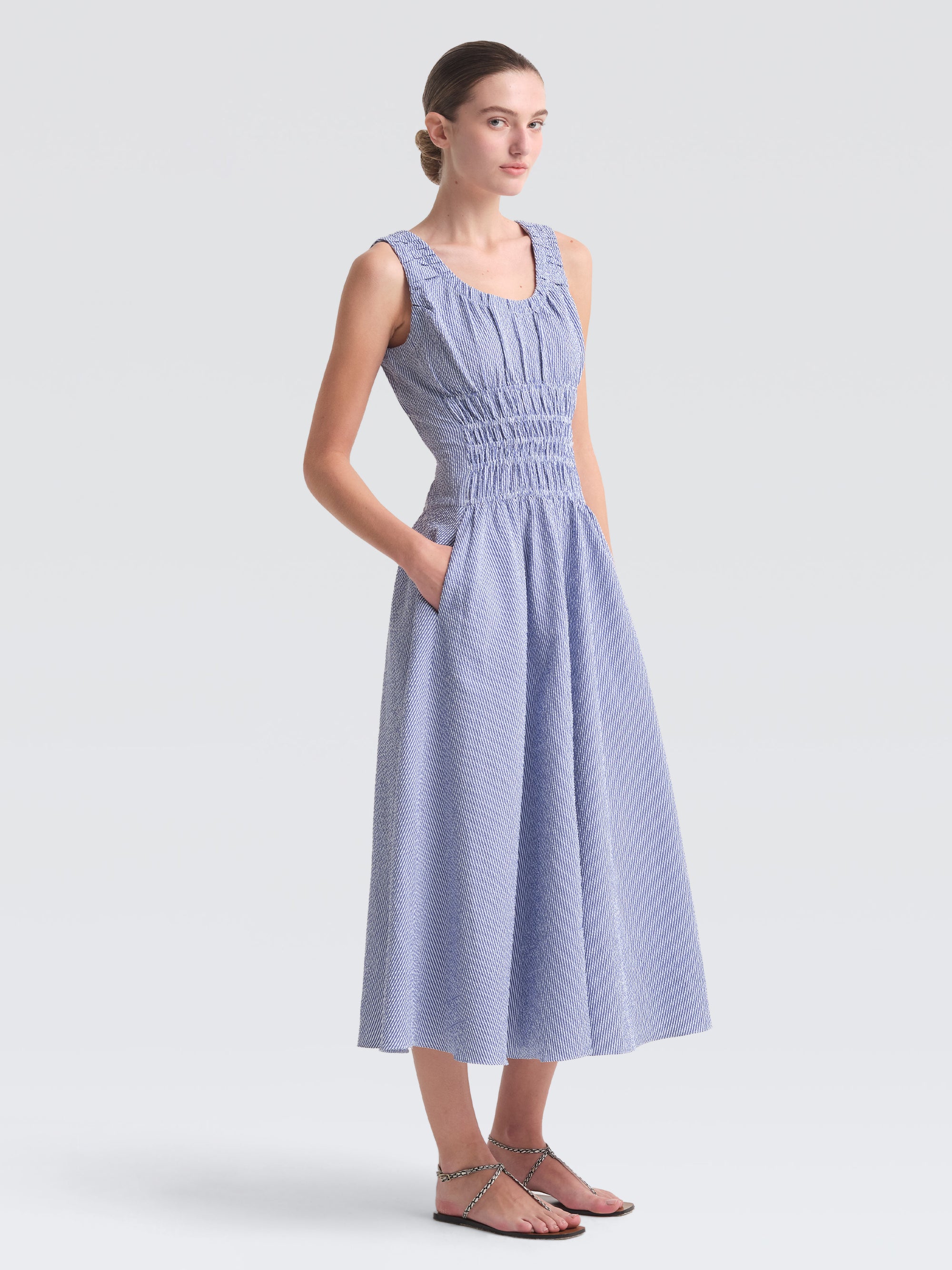Seersucker Annabelle Dress