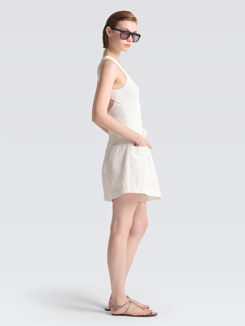 Linen  Burling  Shorts