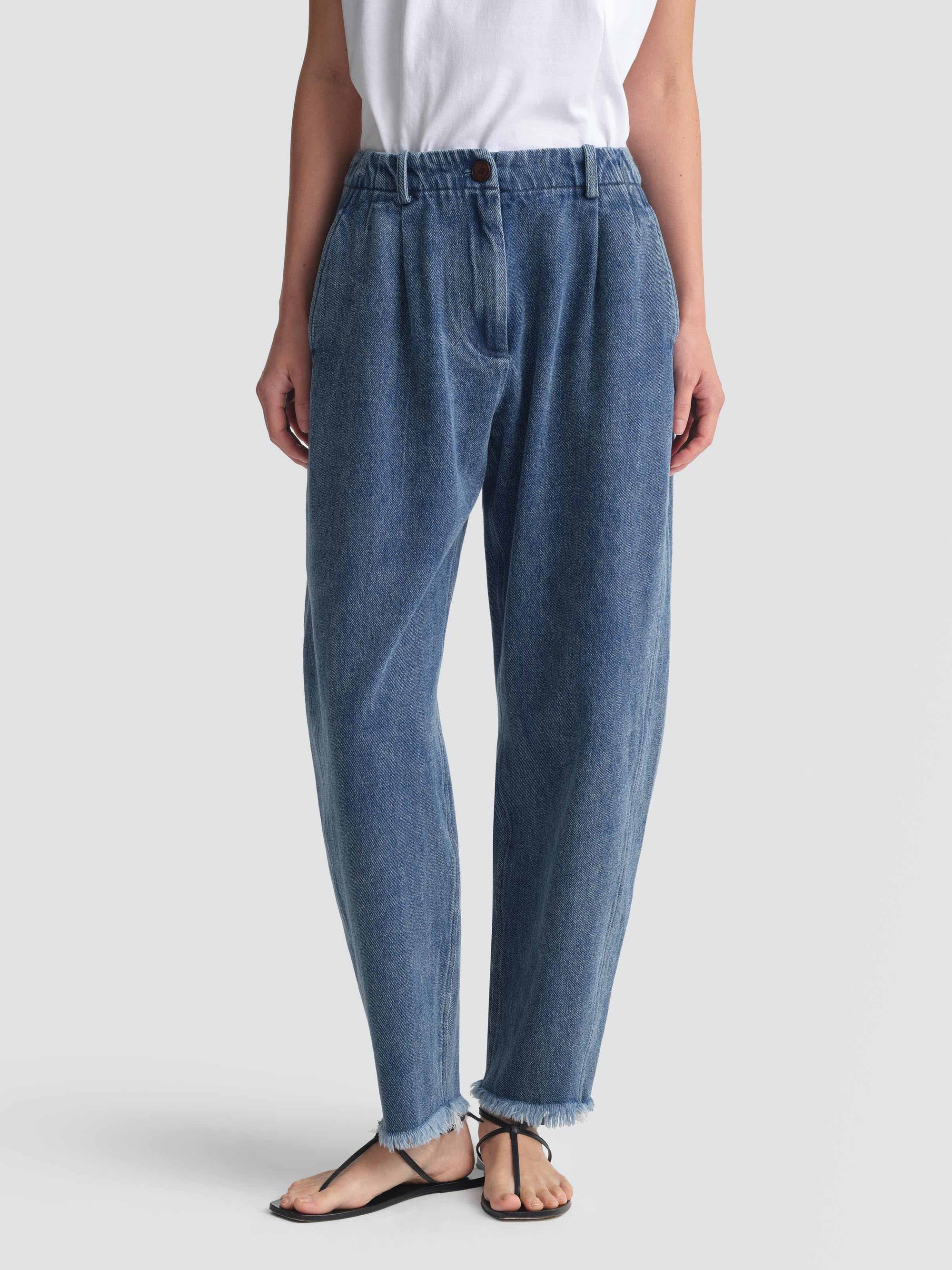 Denim Percy Pants