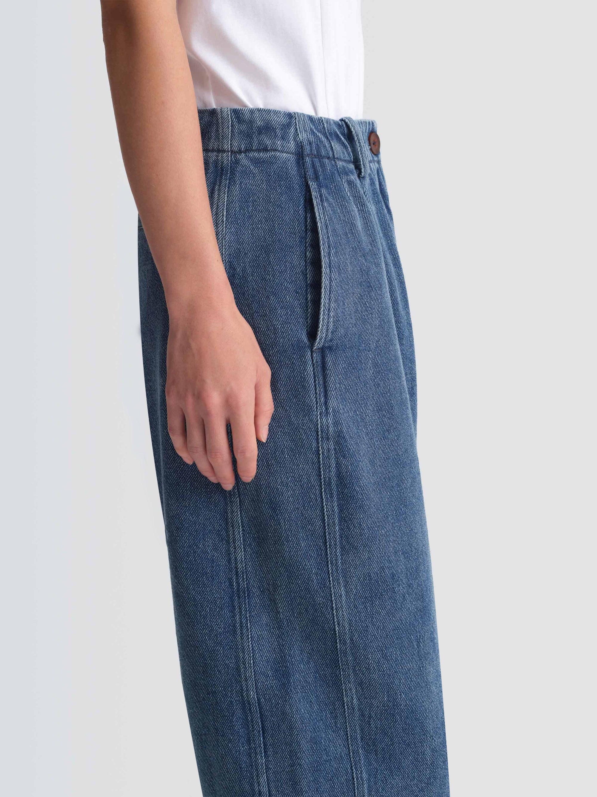Denim Percy Pants