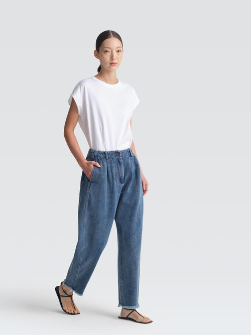 Denim Percy Pants