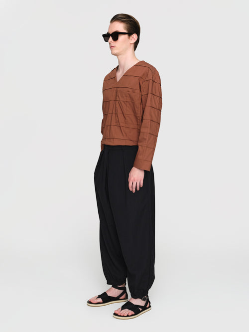 Organic Ctn Poplin Kojiro Top