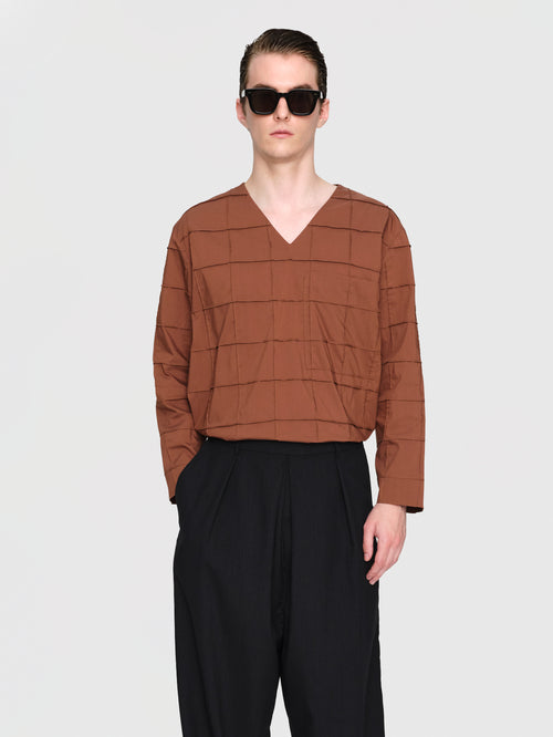 Organic Ctn Poplin Kojiro Top