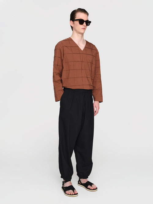 Organic Ctn Poplin Kojiro Top