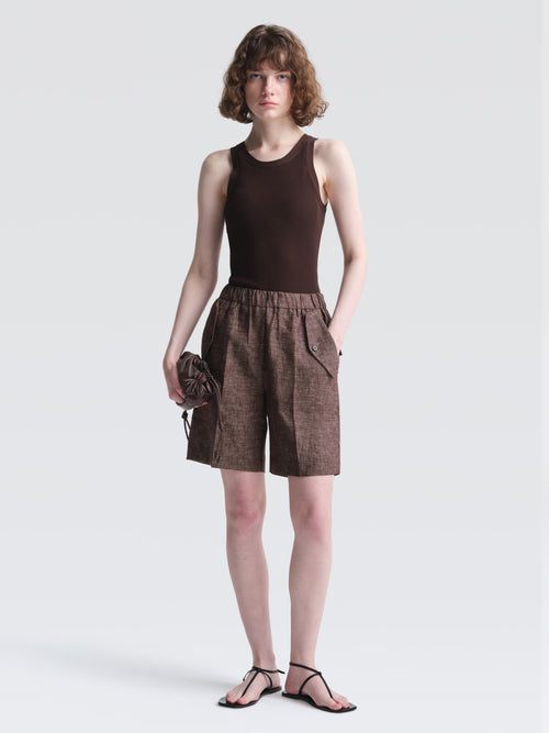 Organic Linen Eileen Shorts