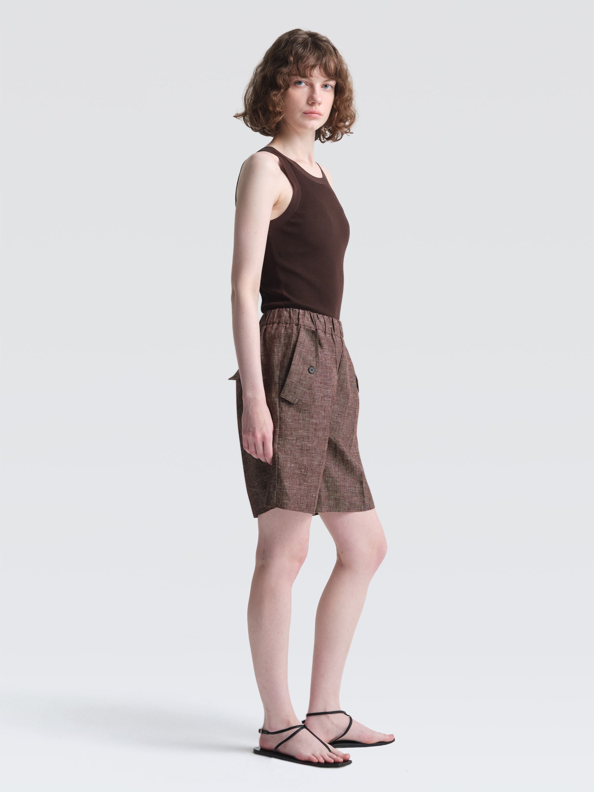 Organic Linen Eileen Shorts