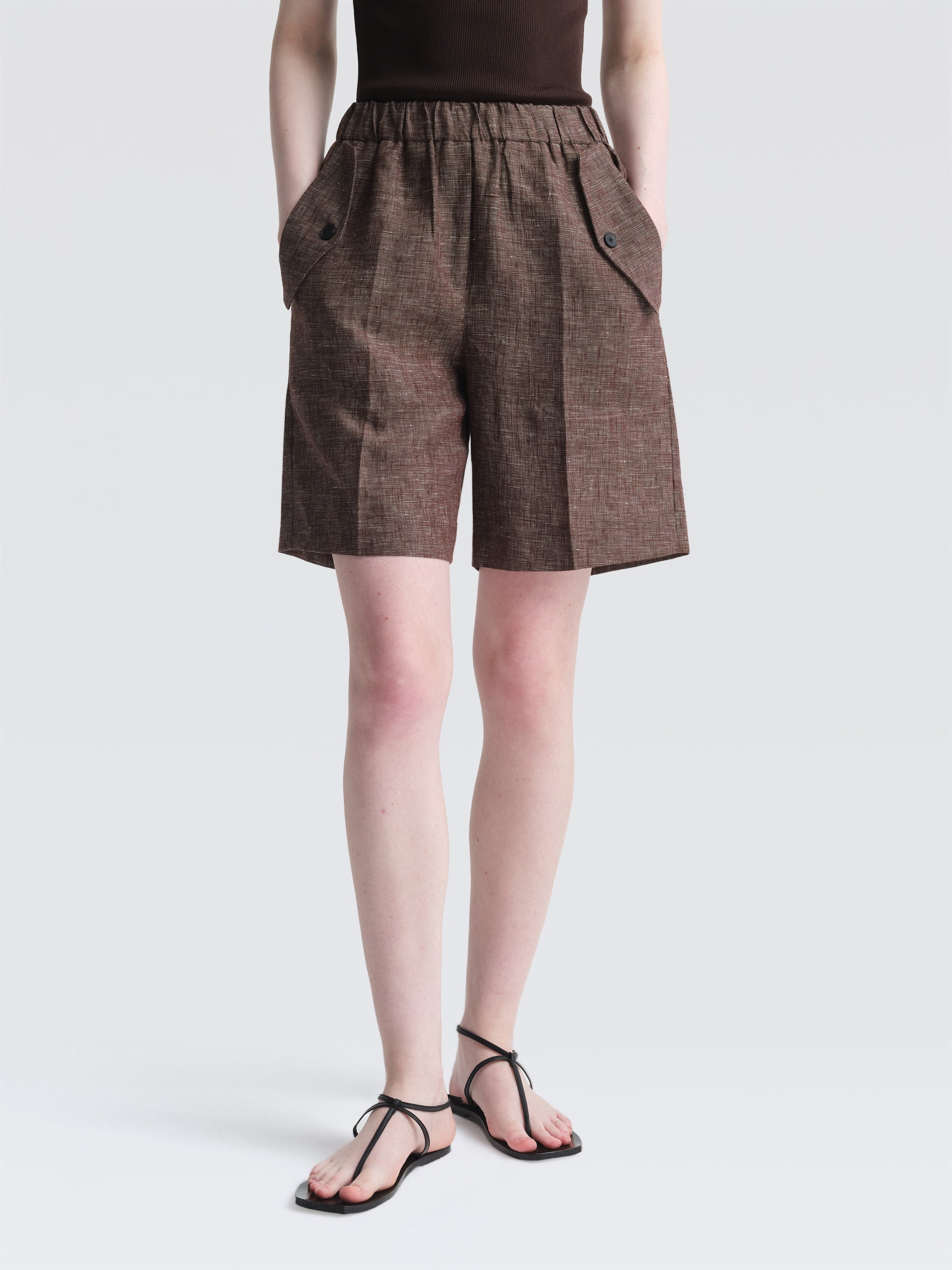 Organic Linen Eileen Shorts