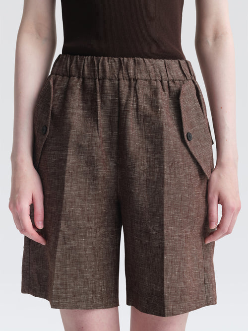Organic Linen Eileen Shorts