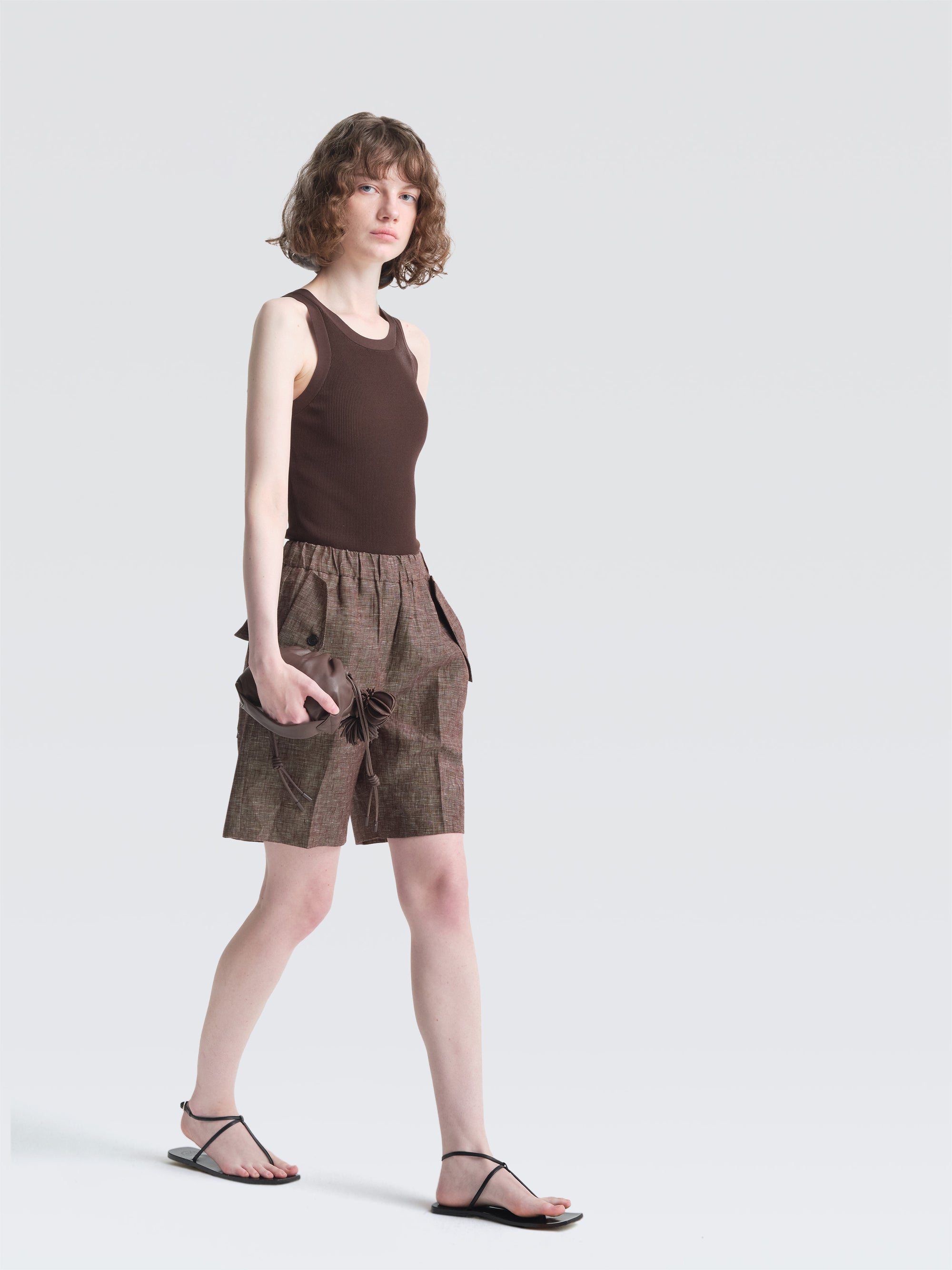 Organic Linen Eileen Shorts