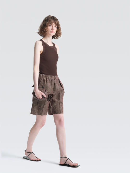 Organic Linen Eileen Shorts