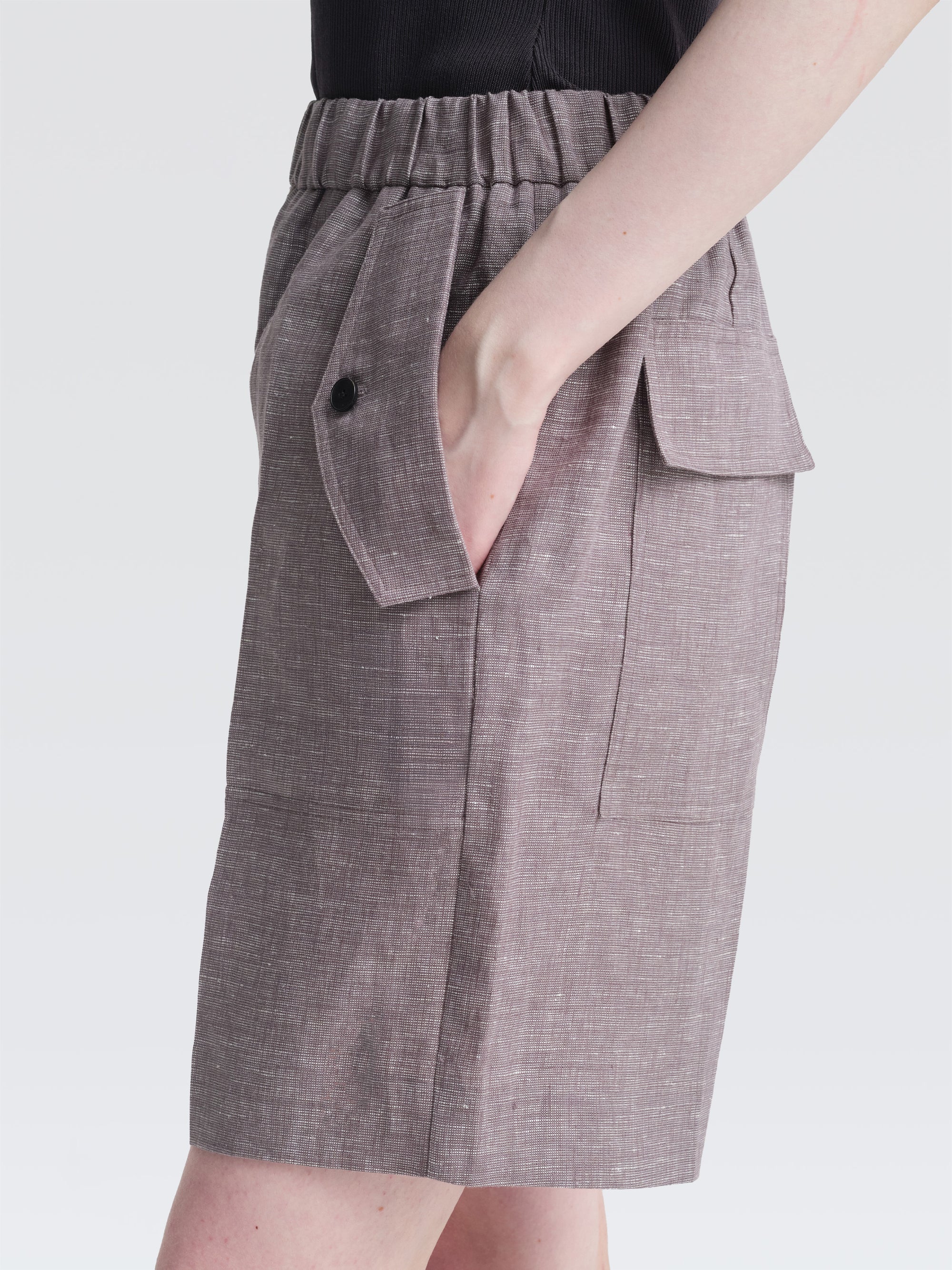 Organic Linen Eileen Shorts