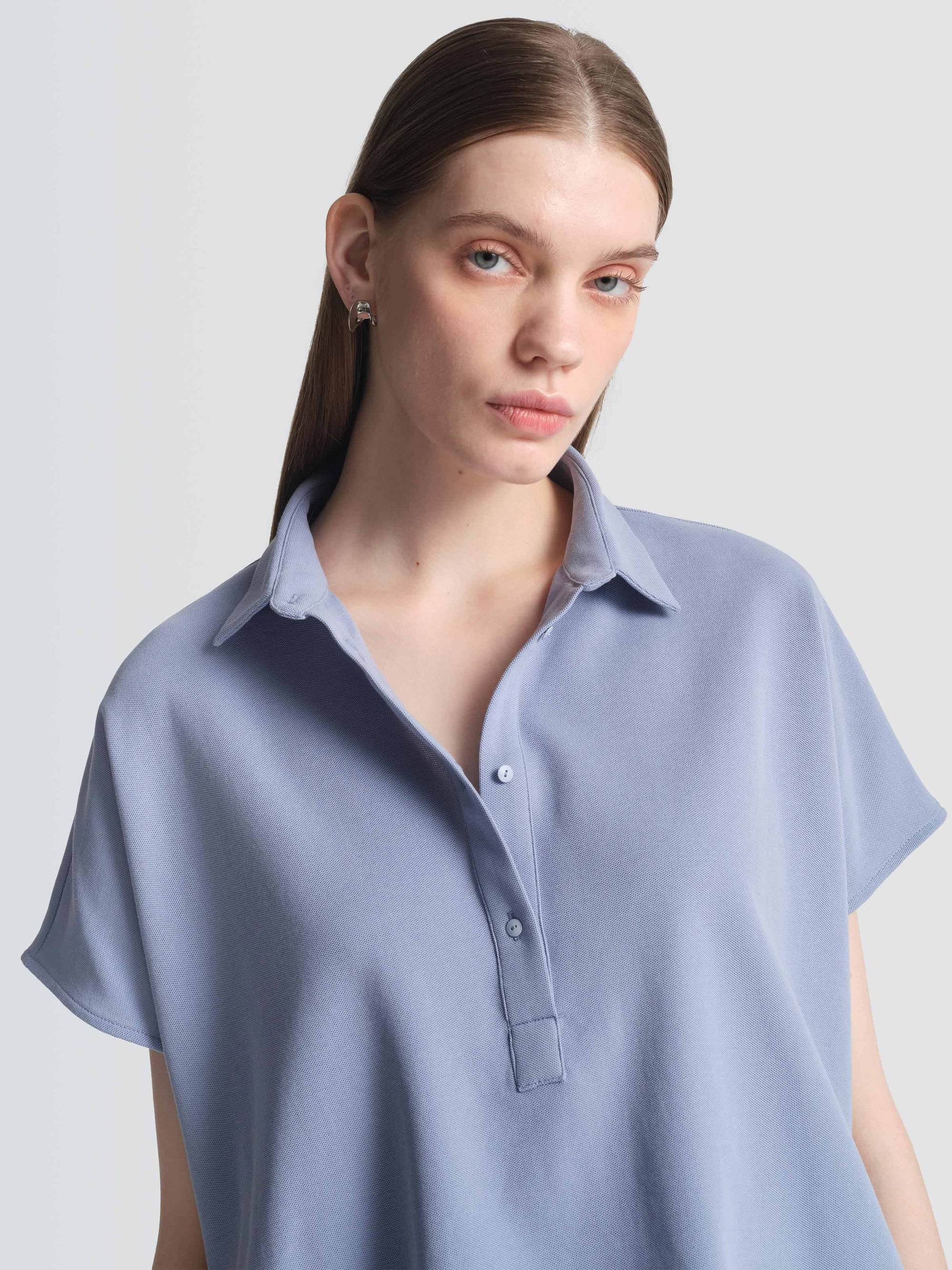 Cotton Pique  Ariel  Top