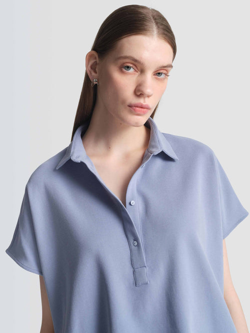 Cotton Pique  Ariel  Top